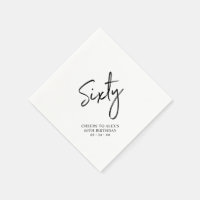 Cheers Sixty | Modern Adult 60th Birthday Party