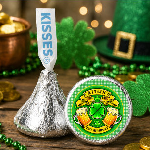 Cheers St Patricks Day Shamrock 21st Birthday Hershey®'s Kisses®