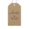 Cheers Tag, Wedding Wine or Champagne Tags, Kraft
