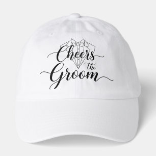 Cheers the Groom Tuxedo Bow Tie Bachelor Party Hat