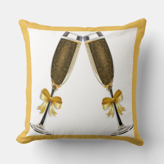 CHEERS THROW PILLOW (Front)