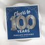 Cheers to 100 Years Birthday Napkins