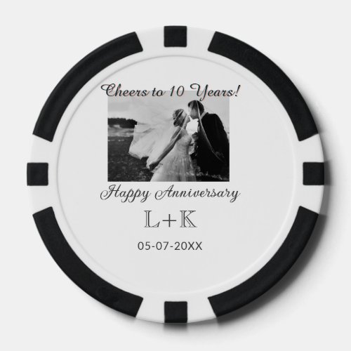 Cheers to 10 Years happy anniversary add photo dat
