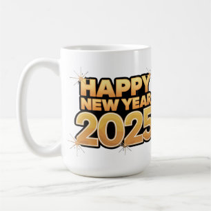 Cheers to 2025   happy New year 2025 Mugs 