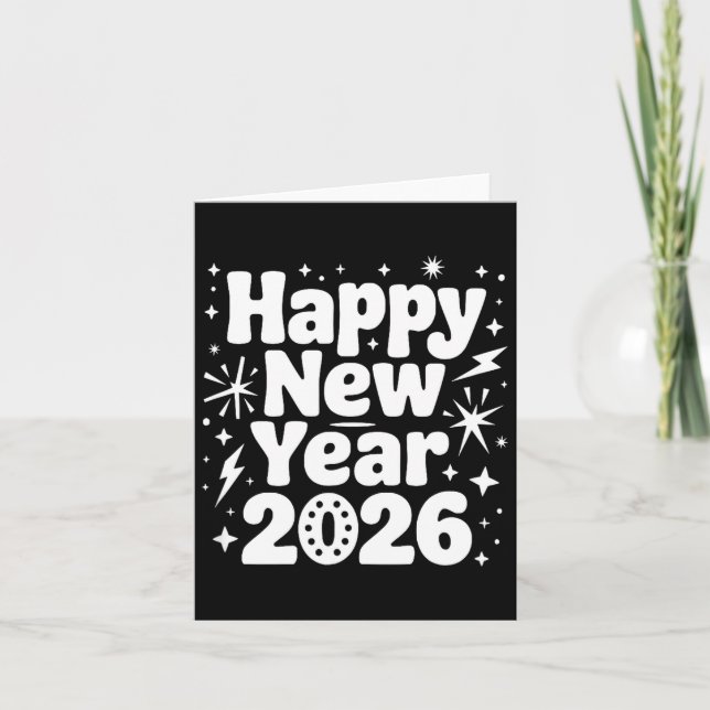 Cheers To 2026 Happy New Year Party  Card (Front)