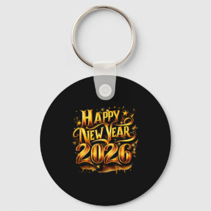 Cheers To 2026 Happy New Year Party Keychain