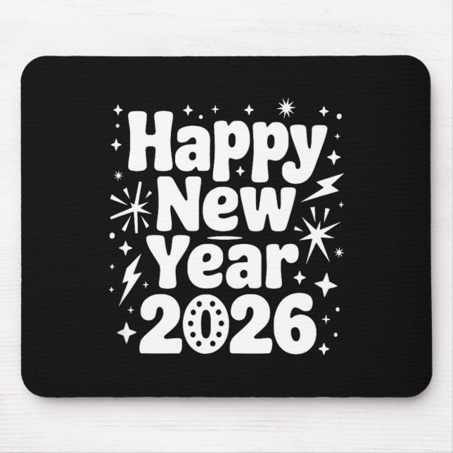 Cheers To 2026 Happy New Year Party  Mouse Pad (Front)