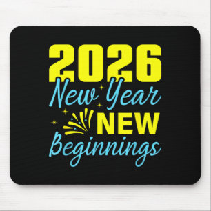 Cheers To 2026 Happy New Year Party New Beginning  Mouse Pad