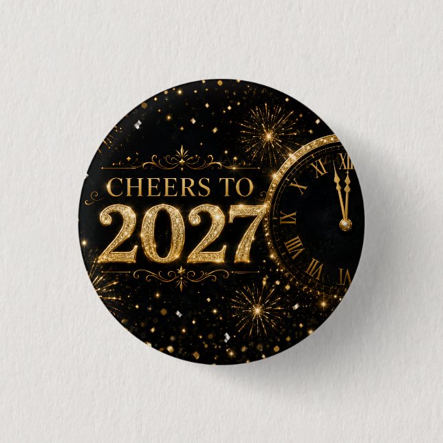 Cheers to 2027 button (Front)