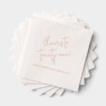 Cheers to 21 Custom Age 21st Birthday Party Foil Napkins<br><div class="desc">Celebrate the big milestone in style with our Cheers to twenty-one Gold Foil Napkins, designed to make your 21st birthday party shine! Featuring the phrase "Cheers to twenty-one" in dazzling foil, these napkins bring a fun and festive touch to your celebration. Personalize them with the birthday guest’s name or custom...</div>