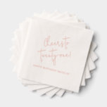 Cheers to 21 Custom Age 21st Birthday Party Foil Napkins<br><div class="desc">Celebrate the big milestone in style with our Cheers to twenty-one Gold Foil Napkins, designed to make your 21st birthday party shine! Featuring the phrase "Cheers to twenty-one" in dazzling foil, these napkins bring a fun and festive touch to your celebration. Personalize them with the birthday guest’s name or custom...</div>