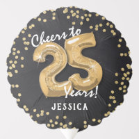 Cheers to 25 Years' 25th Birthday Balloon