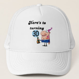 Cheers to 30 Birthday Tshirts and Gifts Trucker Hat