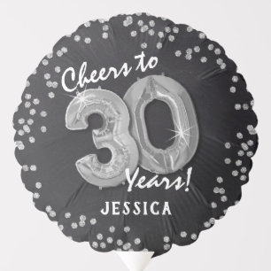 Cheers to 30 Years' 30th Birthday Balloon