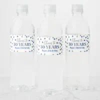 30 CHRISTMAS PARTY FAV0RS MELTED SNOWMAN WATER BOTTLE LABELS