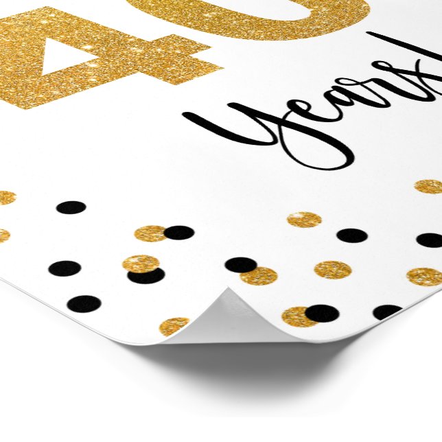 Cheers to 40 Years Anniversary or Birthday Sign | Zazzle cheers-to-40-years-anniversary-or-birthday-sign-zazzle