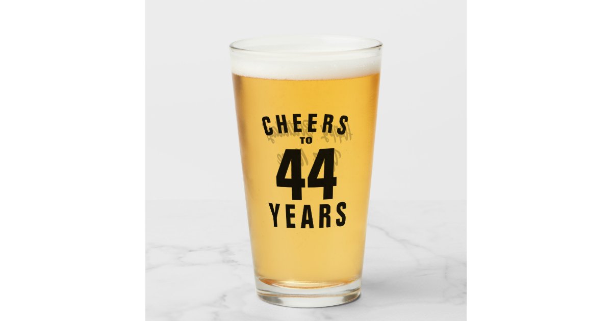 Customized Beer Can Glass-Personalized-Birthday Beer Glass- Engraved-Vintage-Cheers-Aged To Perfection-Birthday Gift-Etched Beer Glass-Barware  (1): Beer Glasses