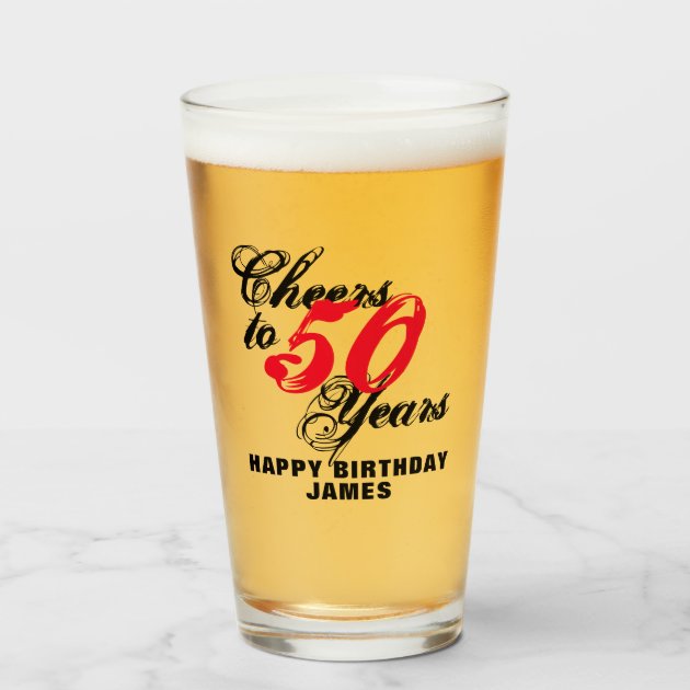 Amazon.com | Personalized Gifts for Men Etched 16oz Glass Beer Mug - Beer  Gifts - Custom Gift for Father, Customized Birthday Present for Him,  Boyfriend Brother Dad, Regalos para Hombre Cumpleaños -