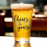 Cheers to 50 Years 50th Birthday party Glass<br><div class="desc">This design was created through digital art. It may be personalized by clicking the customize button and changing the color, adding a name, initials or your favorite words. Contact me at colorflowcreations@gmail.com if you with to have this design on another product. Purchase my original abstract acrylic painting for sale at...</div>