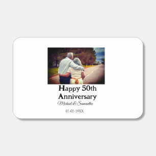 cheers to 50 years anniversary add name photo date matchboxes