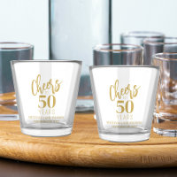 Cheers to 50 years any age milestone birthday gold