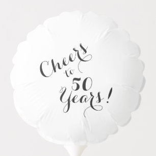 Cheers to 50 Years Balloon