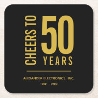Cheers to 50 Years Business Anniversary