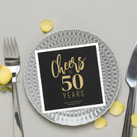 Cheers to 50 years custom birthday party