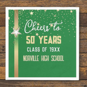 CHEERS to 50 Years! CUSTOM Class Reunion  Napkins