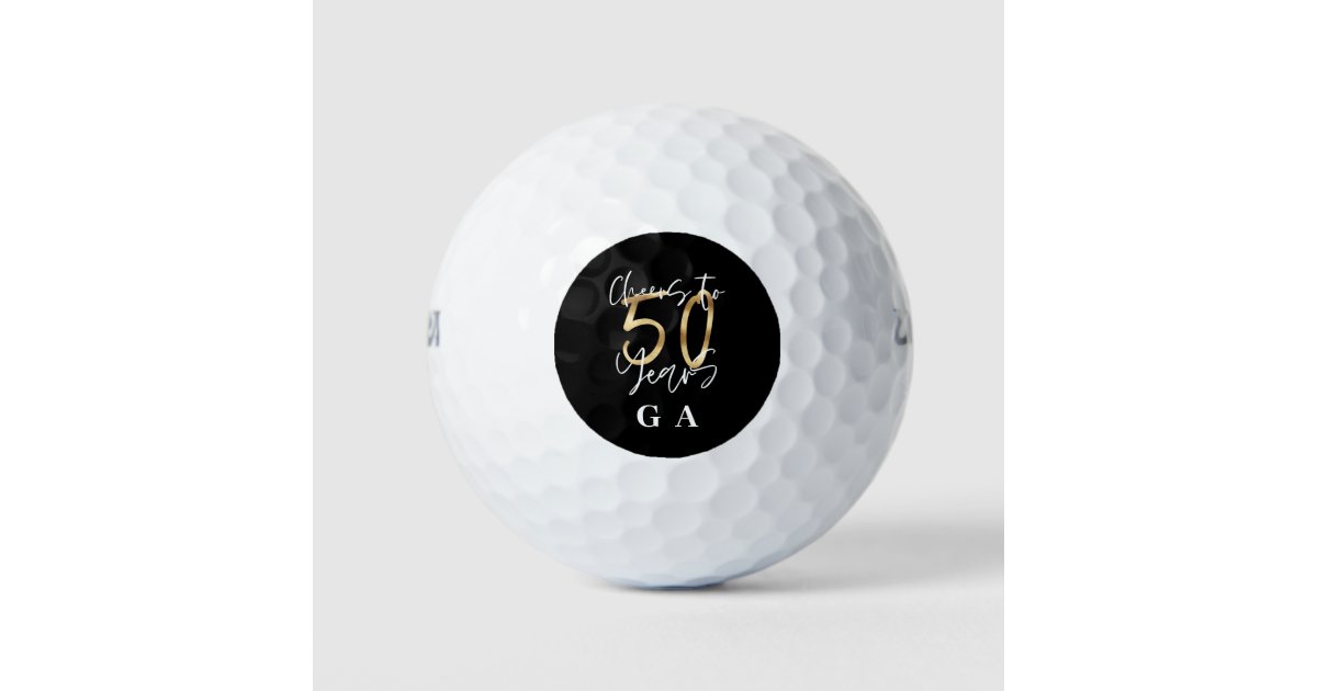 Funny Golf Balls 70th Birthday Party Monogrammed, Zazzle