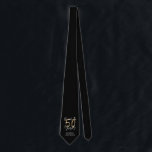 cheers to 50 years modern black and gold neck tie<br><div class="desc">Modern glitter black and gold 50th birthday gift. Part of a elegant stylish collection.</div>