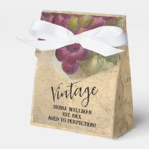 Cheers to 50 Years Vintage Favor Box