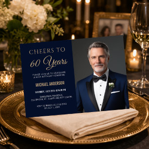Cheers to 60 Years Invite