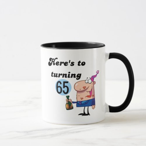 Cheers to 65 Birthday Tshirts and Gifts Mug