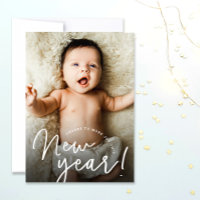 Cheers to a joyful New Year baby photo birth