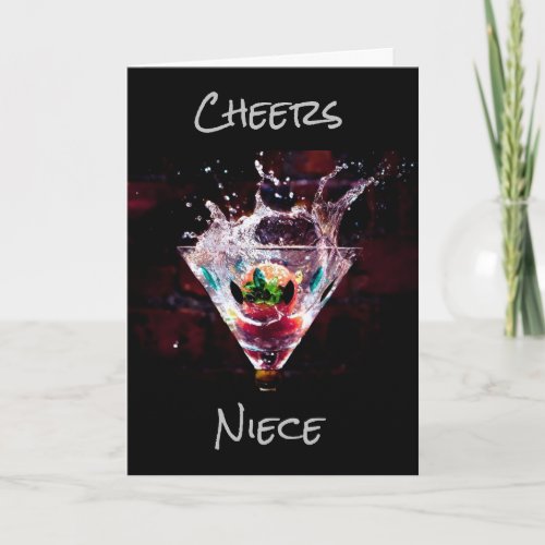 CHEERS TO A VERY SPECIAL NIECE CARD