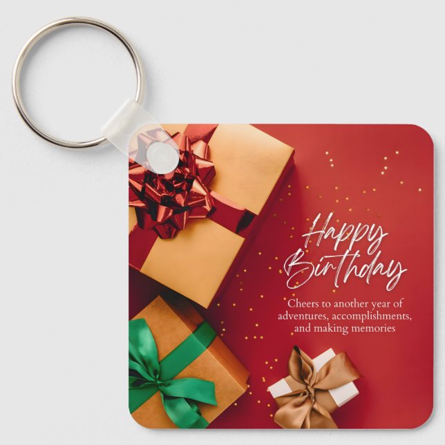 Cheers to Another Year Keychain (Front)