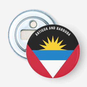 Cheers to Antigua and Barbuda! Splendid Patriotic Bottle Opener