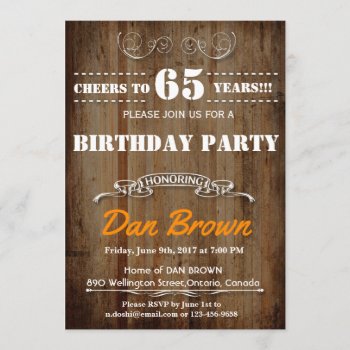 Cheers To….birthday Party Invitation For Any Age by NellysPrint at Zazzle