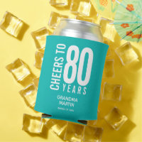 Cheers to Birthday Years Turquoise