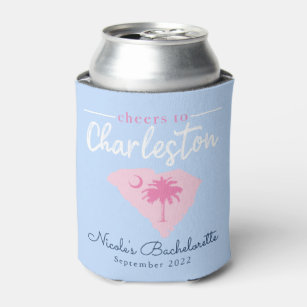 Cheers to Charleston South Carolina Bachelorette Can Cooler