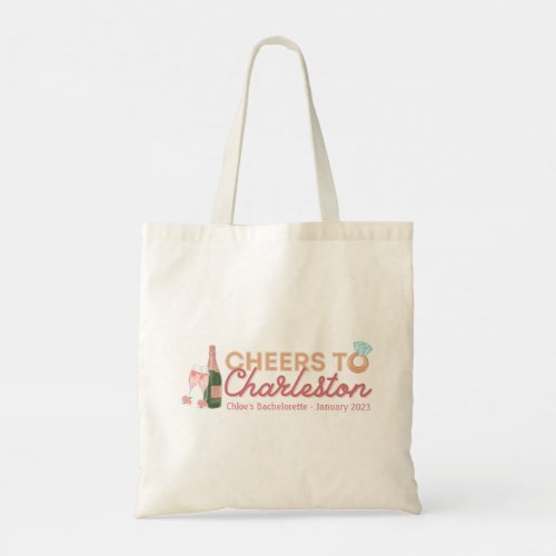 Cheers to Charleston Tote Bag