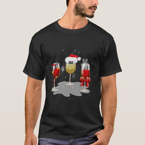 Cheers To Christmas Wine T_Shirt