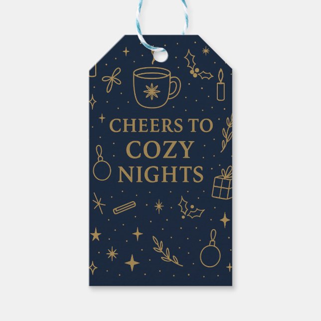 Cheers to Cozy Gift Tag (Front)