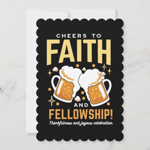 Cheers to Faith  Fellowship _ Oktoberfest  Holiday Card