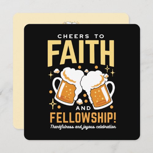 Cheers to Faith  Fellowship _ Oktoberfest  Holiday Card