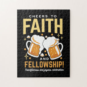 Cheers to Faith & Fellowship - Oktoberfest Jigsaw Puzzle