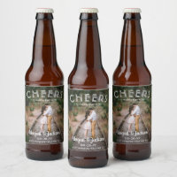 Cheers to Happily Ever After Photo Wedding Favor