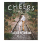 Cheers to Happily Ever After Photo Wedding Favor