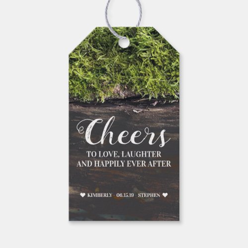 Cheers to Happily Ever After Wedding Gift Tags